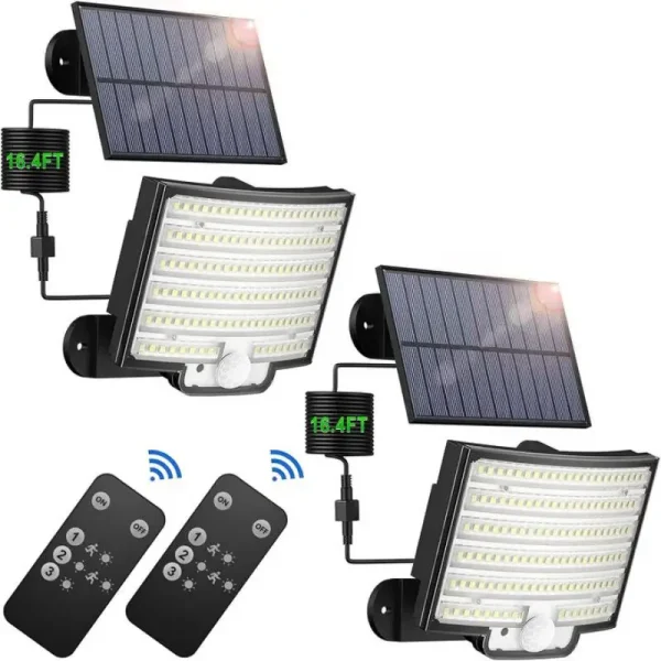 Solar Motion Sensor Light with Remote
